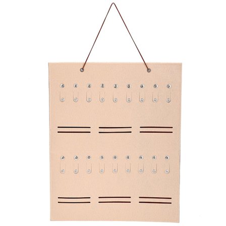 Seinälle kiinnitettävä aurinkolasien ja silmälasien pidike, järjestäjä, säilytyspussi, korujen ripustusnäyttöpussi (Khaki)