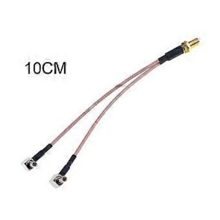 SMA-hun til Y-type 2xTS9 hanstik splitter kombineret pigtail-kabel til 4G router USB modem MiFi hotspots 10-50cm