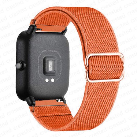 20 mm/22 mm bånd for Amazfit Gts 4//2/2e/3/gts2 Mini/gtr 4/3/pro/gtr2/47 mm/stratos Nylon elastisk klokkearmbånd Amazfit bipsrem