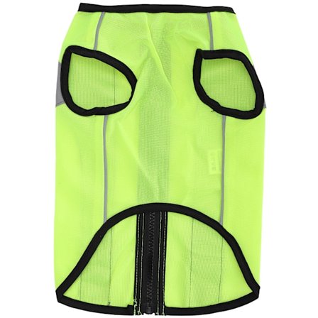 Pet Night Säkerhetskläder Glödande jacka Lätt reflekterande väst Dragkedja för hundarFluorescence Green M