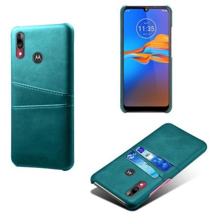Dual Card Motorola Moto E6 Plus kuoret - Vauvasininen Blue
