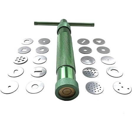 Lerpresse i rustfrit stål til sukkerpasta, kagefondant, dekorationsværktøjssæt