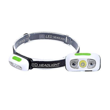 Hodelykt, oppladbar LED-hodelykt, 4 lysmoduser, 1500 lumen, IPX4 vanntett, lett hodelykt