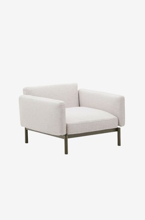 Kave Home - 3-sits soffa för utomhusbruk - sorells - Beige - Utesoffor & bänkar - Från Homeroom