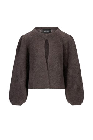 Amelia Chunky Cardigan Dark Brown S