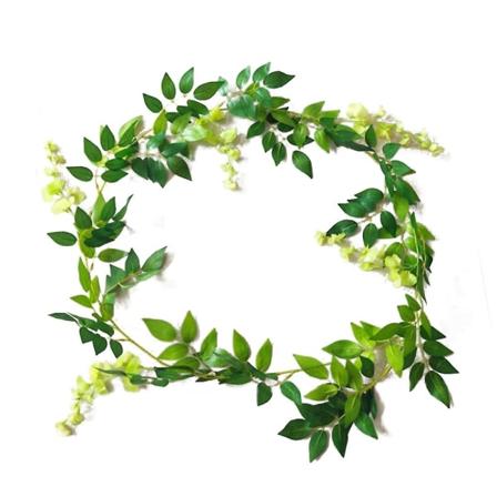 konstgjord blåregn vinstockar hängande blomma grönska girland konstgjorda blommor blåregn krans - Perfet