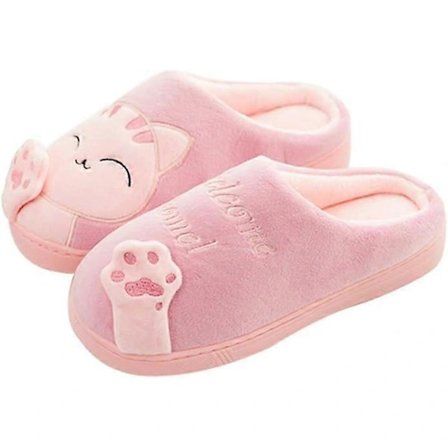 【PP】Herre Tøfler Fluffy Memory Foam Slip-on Hjemmesko i Imitert Semsket Skinn med Sklisikker Såle Innendørs Utendørs