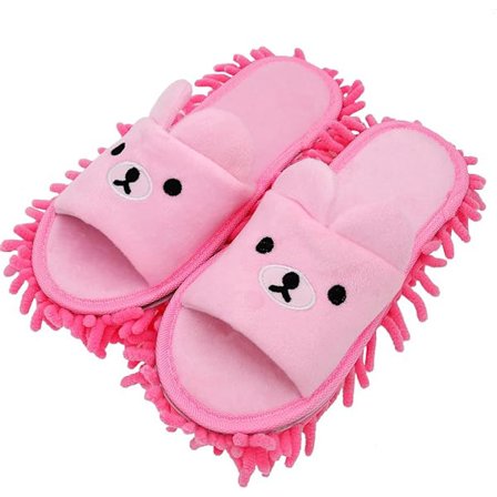 Super chenille mikrofiber vaskbar moppe og hjemmesko til rengøring af gulvstøvet, snavs og hår