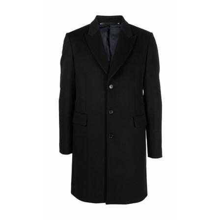 PS By Paul Smith, Single-Breasted Coats Blauw, Heren, Maat:L