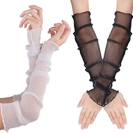 2 par med armvarmere for kvinner, kjølende armvarmere lange KLB