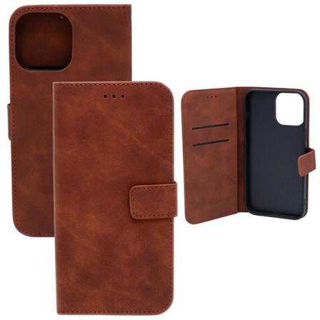 Iphone 13 Fodral Plånboksfodral Luxery Brun Brun