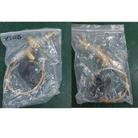 Gasol Patio Värmare Kontrollventil Termoelement Sensor Dump Switch Knob Propangas Lpg Eldgrop Kontroll Säkerhet Pilot Port set
