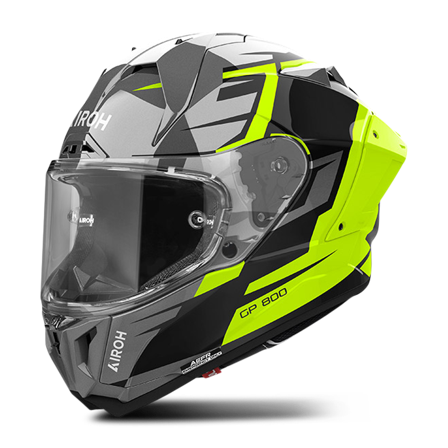 Kask Integralny Airoh GP 800 Master Błyszczący Błyszczący żółty M