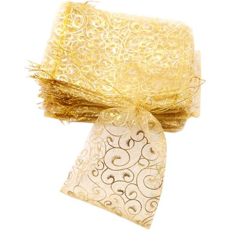 Bröllopsfavorer Små presentpåsar, 100 st 3,9 tum x 4,7 tum (10x