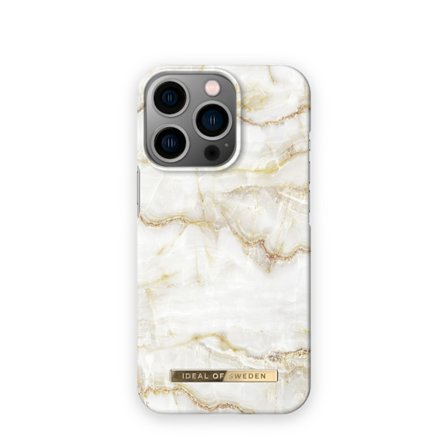 Printed Case iPhone 13 Pro Golden Pearl Marble