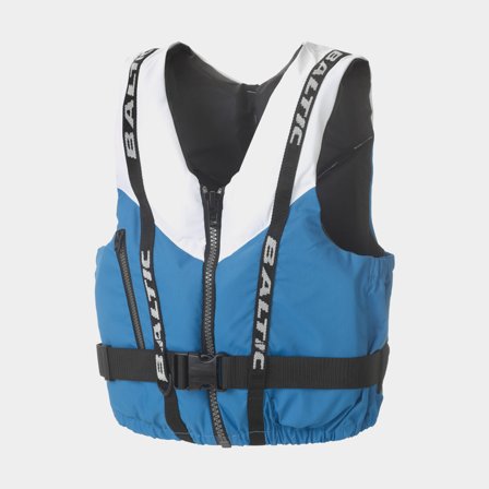 Purjehdusliivi Baltic Genua 50N, valkoinen/turkoosi, Small (40 - 50 kg)