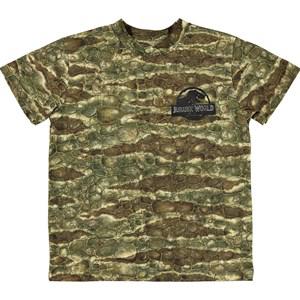 Molo Dino Texture Roxo GOTS Graphic T-shirt 164 cm - Tops - 164 cm - Green