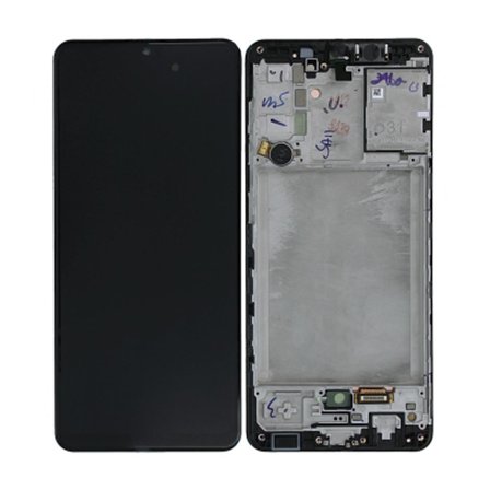 Samsung Galaxy A31 Skärm med LCD Display Original - Svart