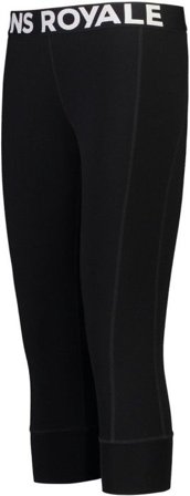 Mons Royale W's Cascade Merino Flex 200 3/4 Legging Black