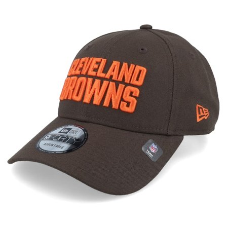 New Era - NFL Brun adjustable Keps - Cleveland Browns The League 9FORTY Brown Adjustable @ Hatstore