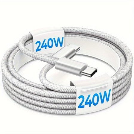 240W superhurtig opladning, understøtter PD, højhastighedsdataoverførsel, opnår højeffektsopladning TYPE C til TYPE C interface datakabel