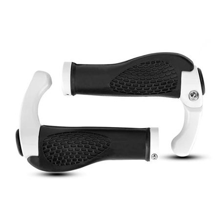 Rockbros BT1007W Cykelholder-sæt med horn - hvid