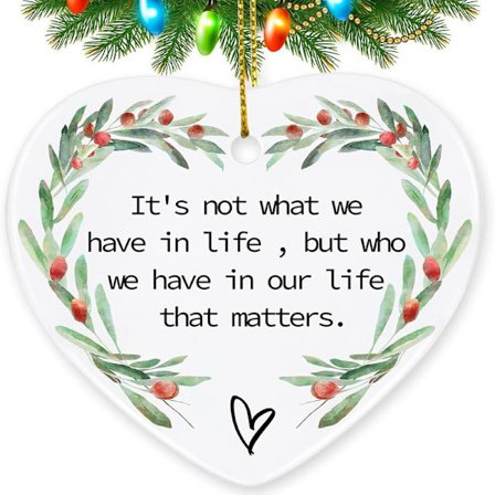 Tankevækkende gaver til venner, juletræspynt til venskab, fødselsdagsgaver til ven, kvindelig venskabsgave