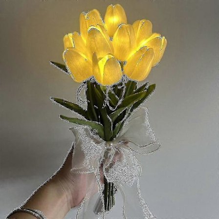 Tulipaner Kunstige Blomster Med LED Lys (FMY)