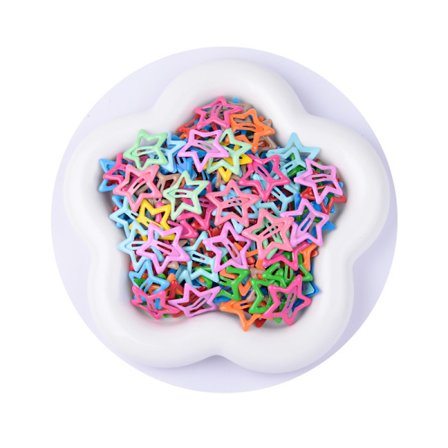 10 stk. Y2K hot girl stjerne hårspenner, fargerike, søte og kule stil