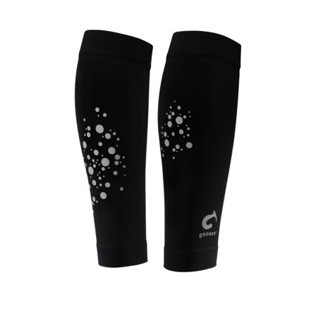 Gococo Compression Calf Sleeves Superior Men workout socks Black S