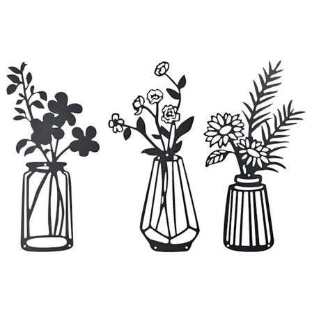 3 stk Baderomsinnredning Soveromsdekorasjon SORT 2 SORT 2