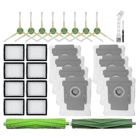 Sats för iRobot Roomba i7 i7+ i3 i4 i6 i8+ j7+ E5 E6 E7 Robotdammsugare