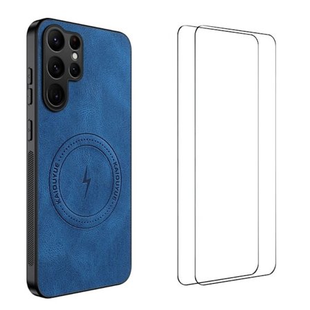 WANLONFENG Mobilskal till Samsung Galaxy S26 Ultra PC TPU SD Series - Blå