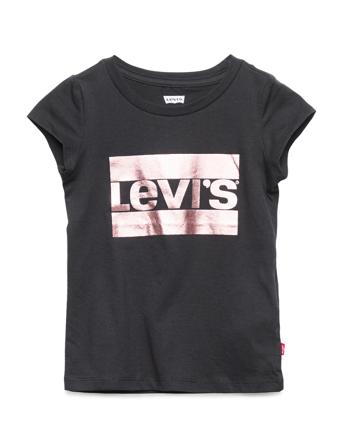 S/S Sportswear Logo Tee-Shirt T-shirts Short-sleeved Musta Levi's