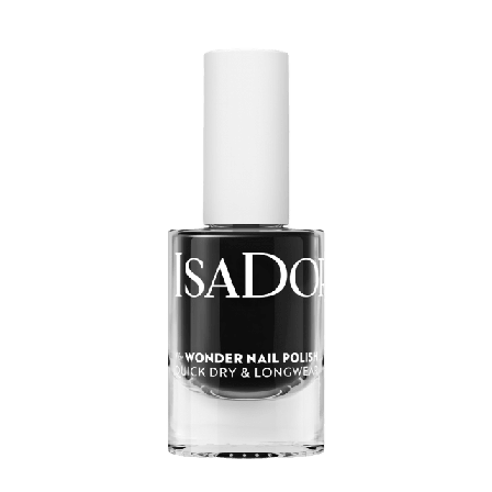 IsaDora The Wonder Nail Polish Quick dry & Longwear Nagellack Unisex Svart 5 ML