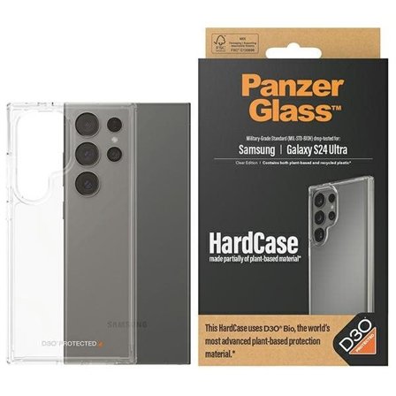 PanzerGlass HardCase D3O Bio Military Grade til Samsung Galaxy S24 Ultra - Transparent
