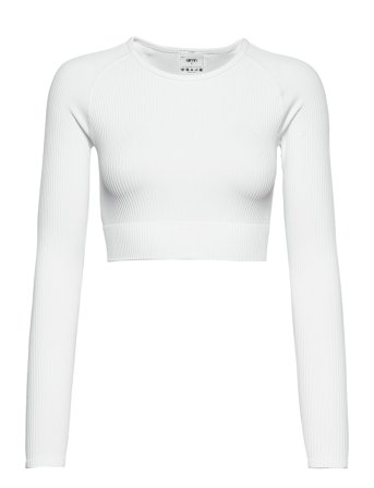aim ́n | Ribbed Crop Long Sleeve | L