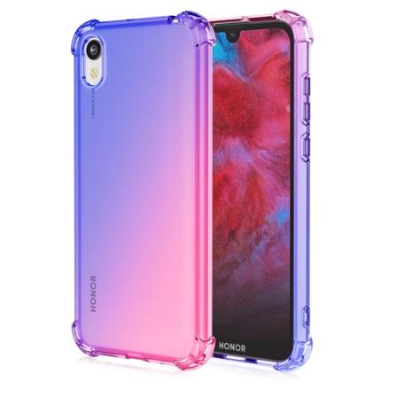 Elegant silikondeksel - Huawei Y5 2019 Blå/Rosa