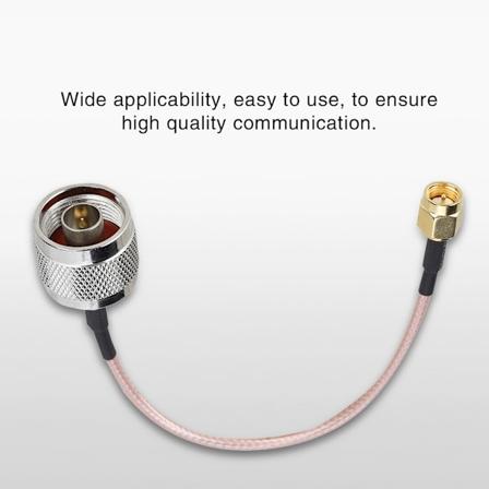1 stk SMA hann til N hann koblingskabel 15 cm RG316 kabel