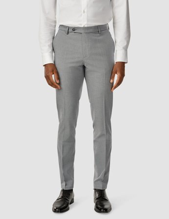 Shaping New Tomorrow - Essential Suit Pants - Cloud Grey - Slim Fit - Herre - Størrelse 36/34