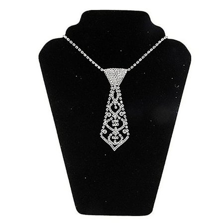 Sexy Glitter Rhinestone Halskæde til Kvinder med Justerbar Lang Kæde, Hul Clavicle, Skinnende Smykker