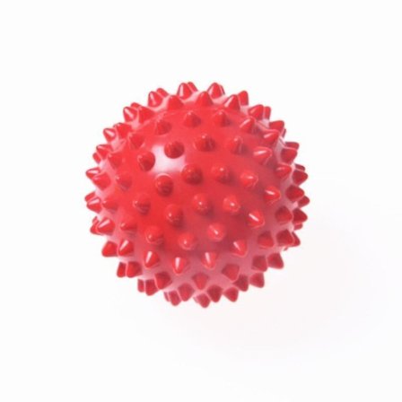 Pvc Spiky Massage Ball, Trigger Point, Sport Fitness, Hand, Foot Pain Relief,(Red)