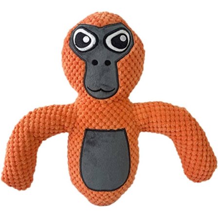 Gorilla Tag Plys, Gorilla Tag Plysdyr Bløde Plysdyr, Blød Plys Kastepude Dukke Legetøj, orange