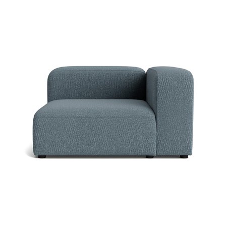Milo chaiselong, højrevendt - Nordic Blå - 130x130x72 - Sofa, chaiselong