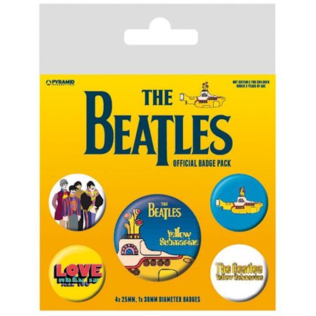 Badge Pack - The Beatles (Yellow Submarine)