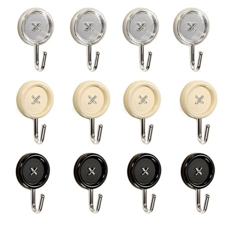 12 stk Nøkkelkroker Bagkroker Håndklekroker