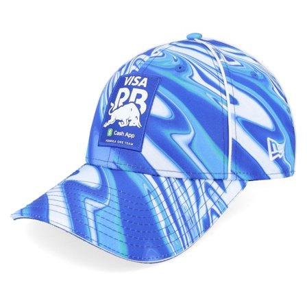 New Era - Motor Blå adjustable Keps - RB F1 25 All Over Print 9FORTY Blue Adjustable @ Hatstore
