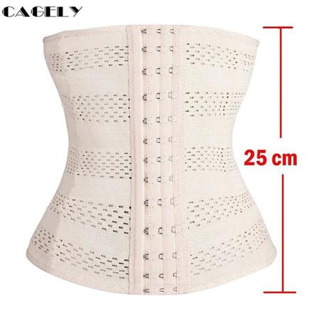 Midjetrener Cincher Body Shaper Undertøy Undertøy Magebandasje Postpartum Kontroll Underbyst Stål Korsett med ben Z 3XL 3XL Beige1 3XL Beige1