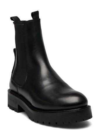 Katelyn Wool Shoes Chelsea Boots Musta Pavement