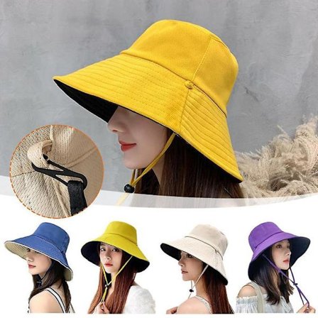 Dame Bucket Hat Sommer Afslappet Udendørs Mode Herre Peaked Hat Åndbar Bucket